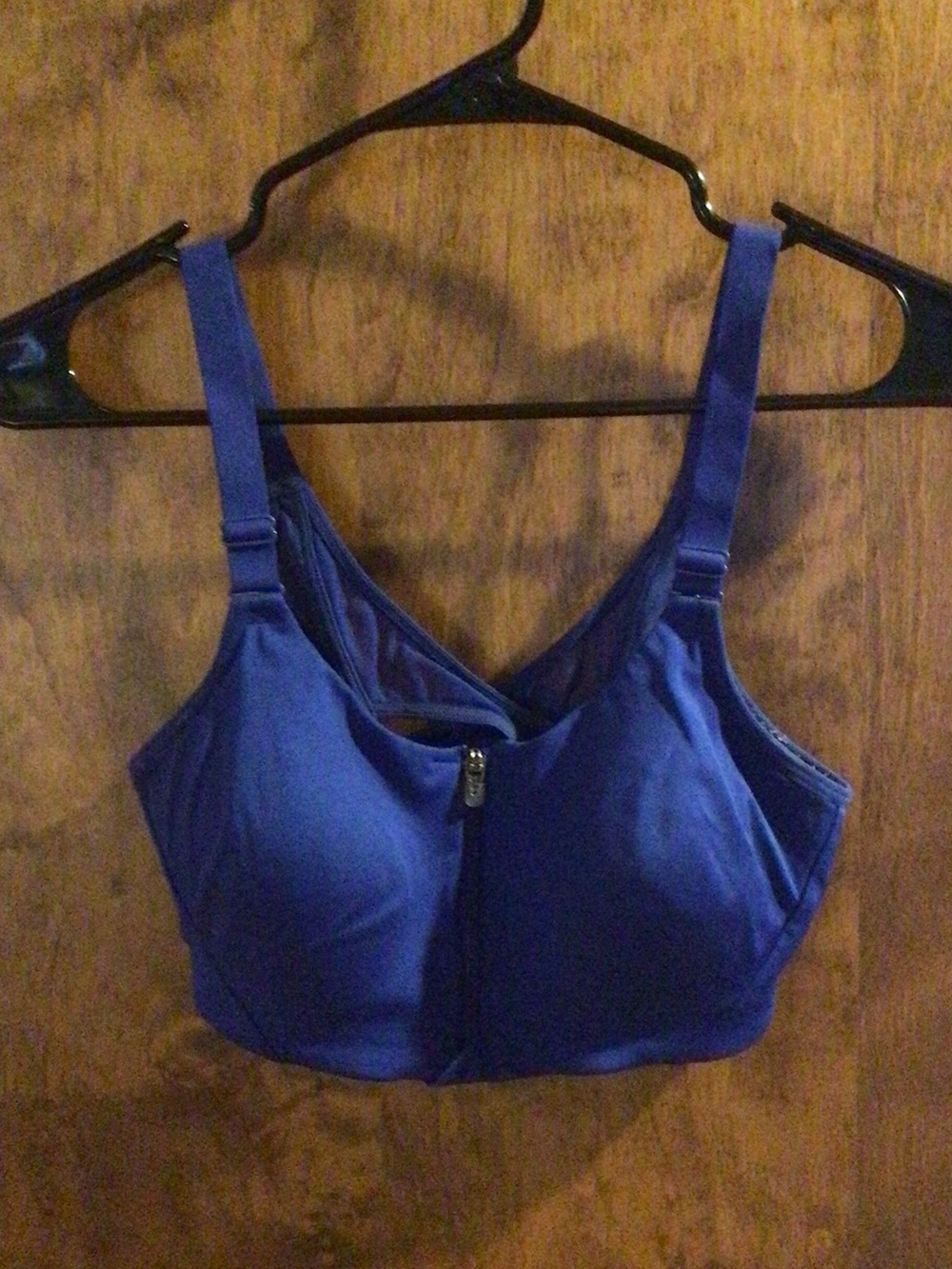 all in motion Front-Zip Sports Bra in Royal Blue